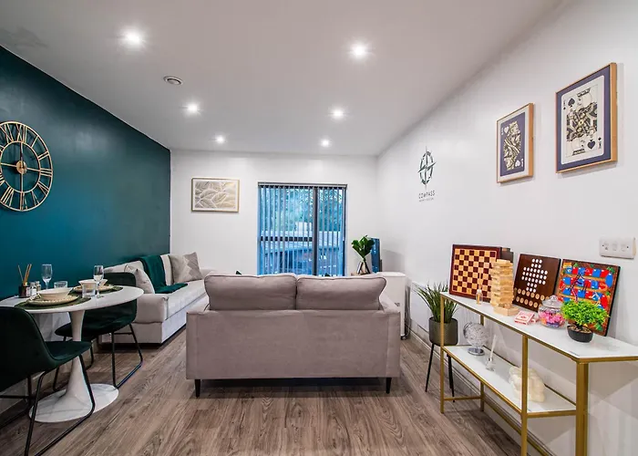 아파트 1 Bed By The Arena